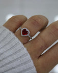 Anello Red Heart